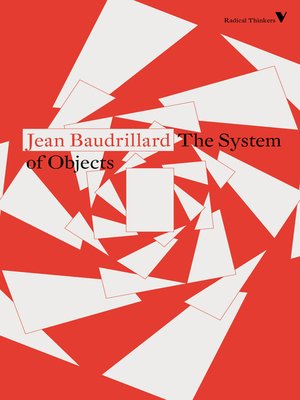 cover image of The System of Objects